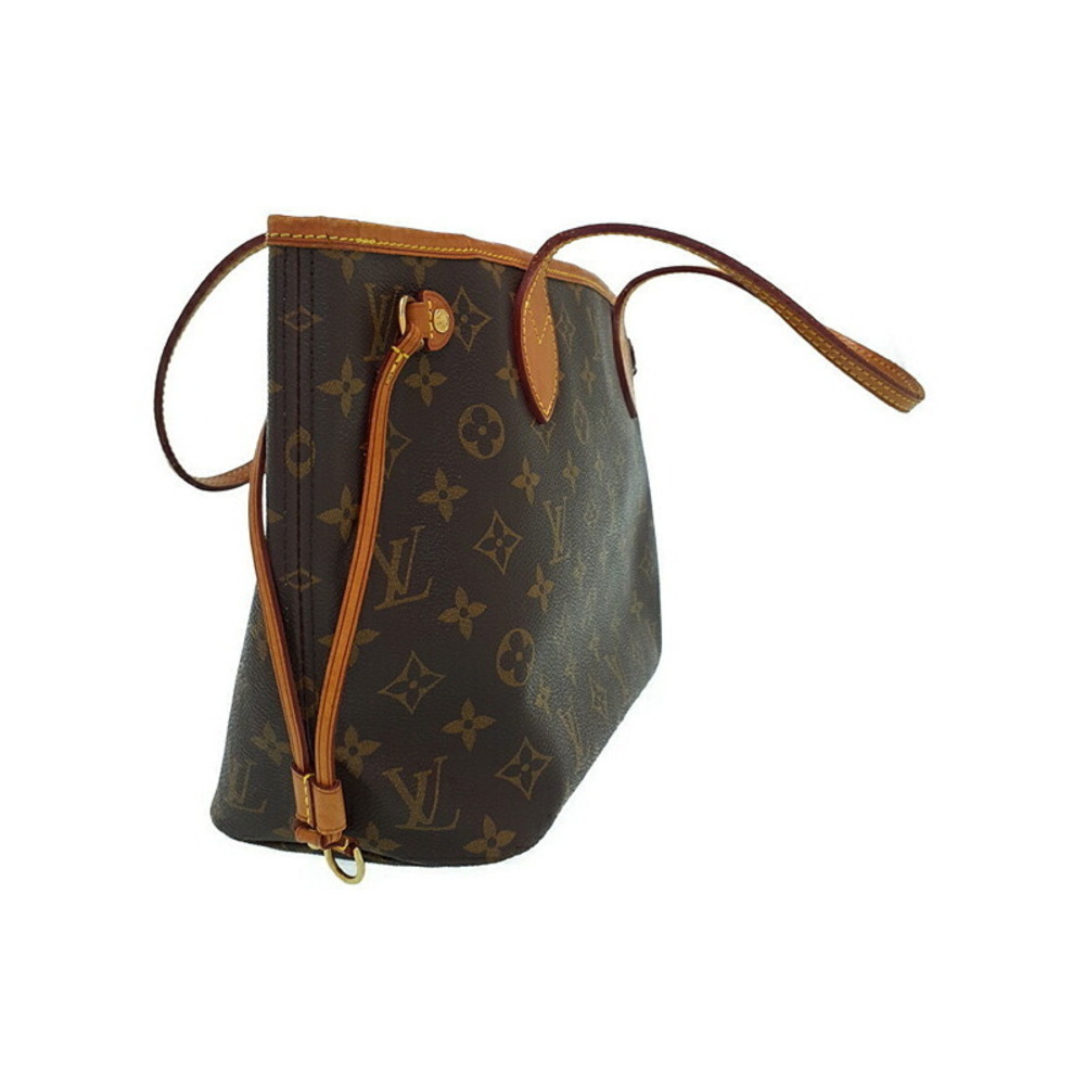 Louis Vuitton Monogram Leather Brown Neverfull Tote Bag - Picture 2 of 8